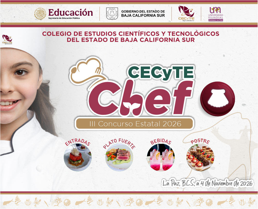 CONVOCATORIA III CONCURSO ESTATAL CECYTE CHEF ed 2026